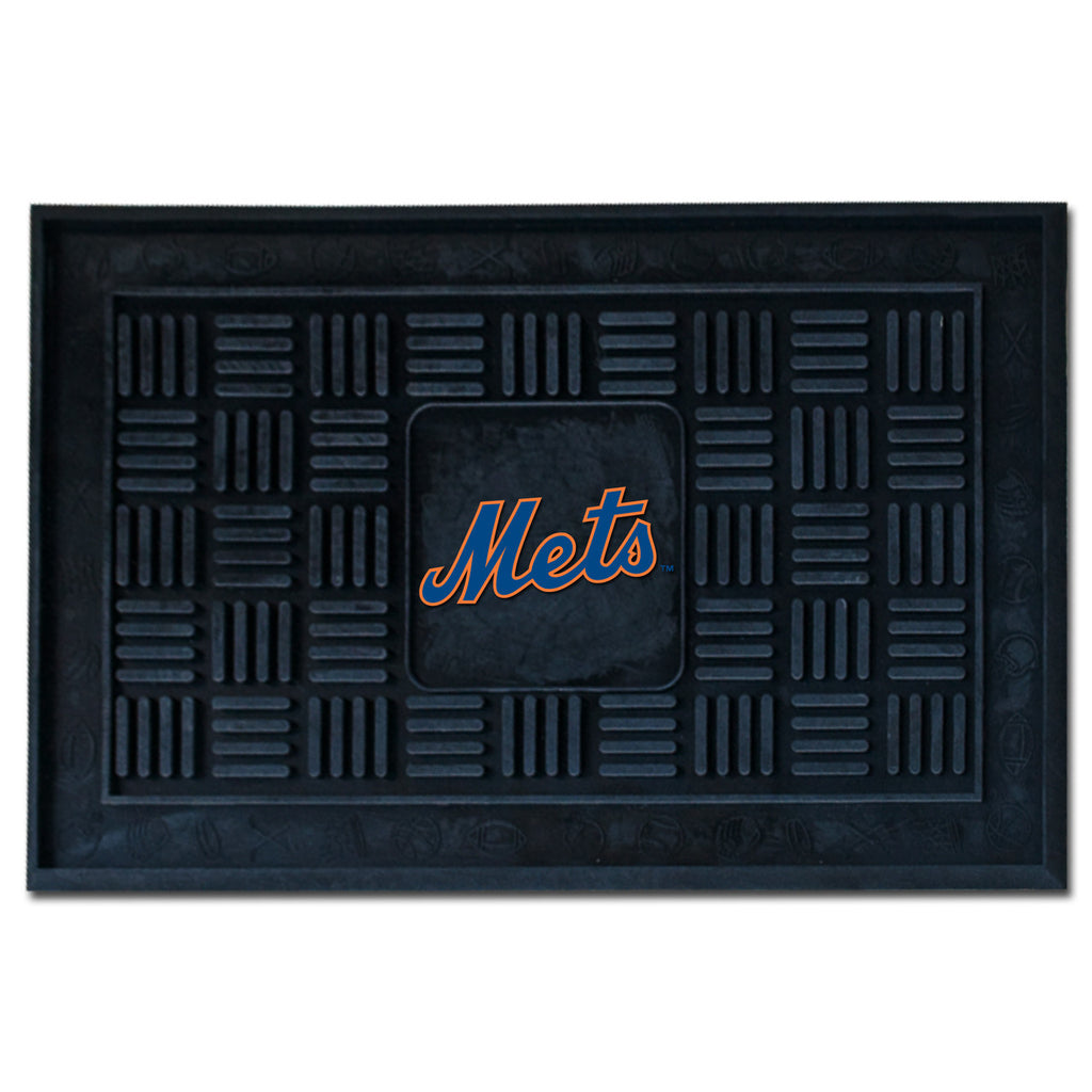 New York Mets Medallion Door Mat