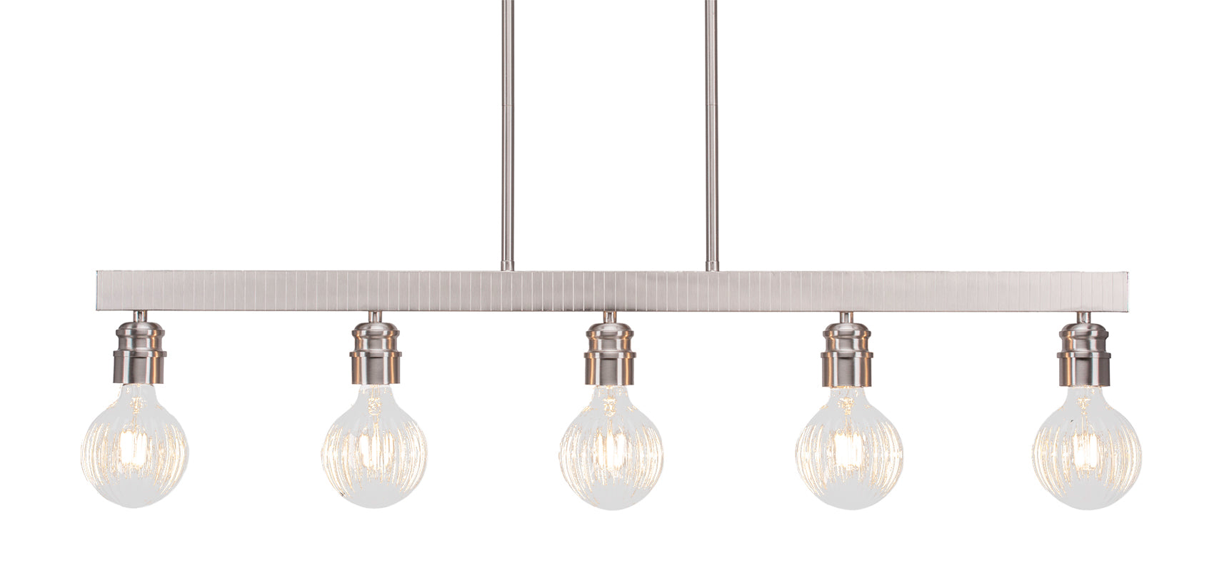 Toltec 1185-BN-LED45C Edge 5 Bulbs Bar Billiards Pool Table Island Light - coolpooltables.com