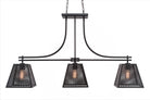 Toltec 1453-ES-LED18A Corbello 3 Bulbs Bar Billiards Pool Table Island Light - coolpooltables.com