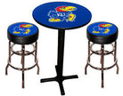 Kansas Jayhawks Varsity Pub Table & Bar Stool Set