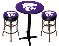 Kansas State Wildcats Varsity Pub Table & Bar Stool Set