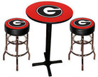 UGA Bulldogs Varsity Pub Table & Bar Stool Set
