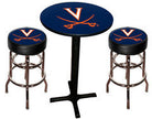 UV Cavaliers Varsity Pub Table & Bar Stool Set