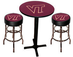 Virginia Tech Hokies Varsity Pub Table & Bar Stool Set