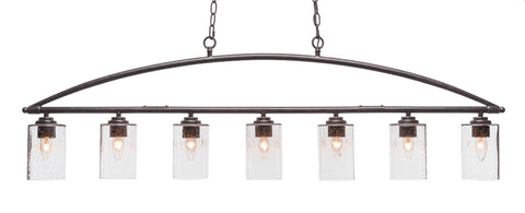 Toltec 2437-DG-300 Marquise 7 Bulbs Bar Billiards Pool Table Island Light