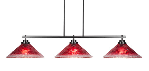 Toltec 2633-MB-716 Odyssey 3 Bulbs Bar Billiards Pool Table Island Light