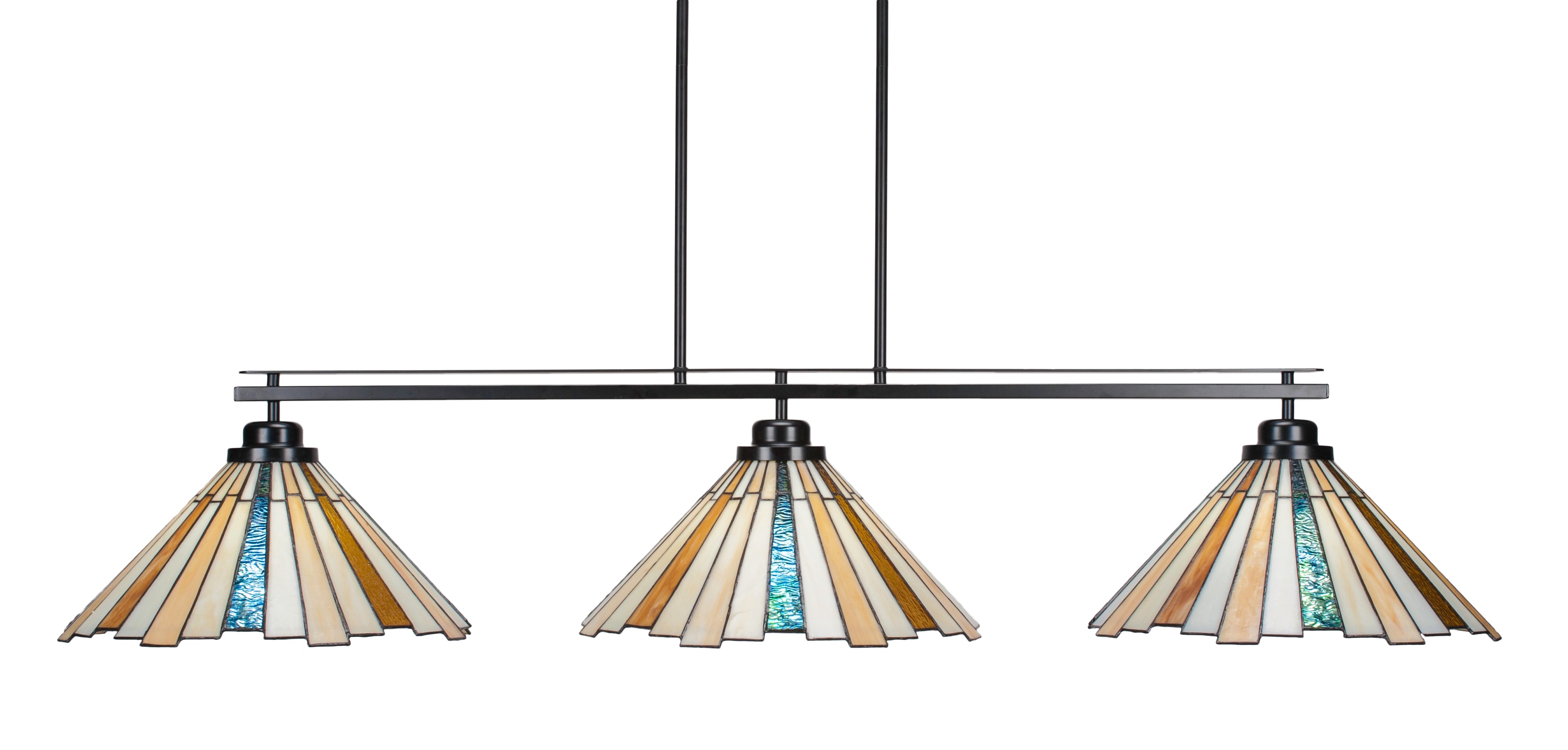 Toltec 2633-MB-933 Odyssey 3 Bulbs Bar Billiards Pool Table Island Light - coolpooltables.com