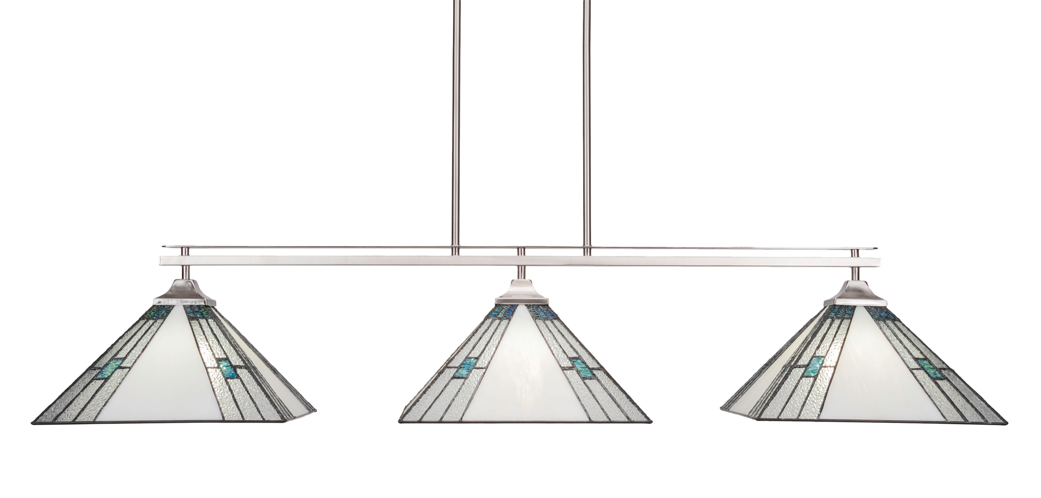 Toltec 2643-BN-953 Odyssey 3 Bulbs Bar Billiards Pool Table Island Light - coolpooltables.com