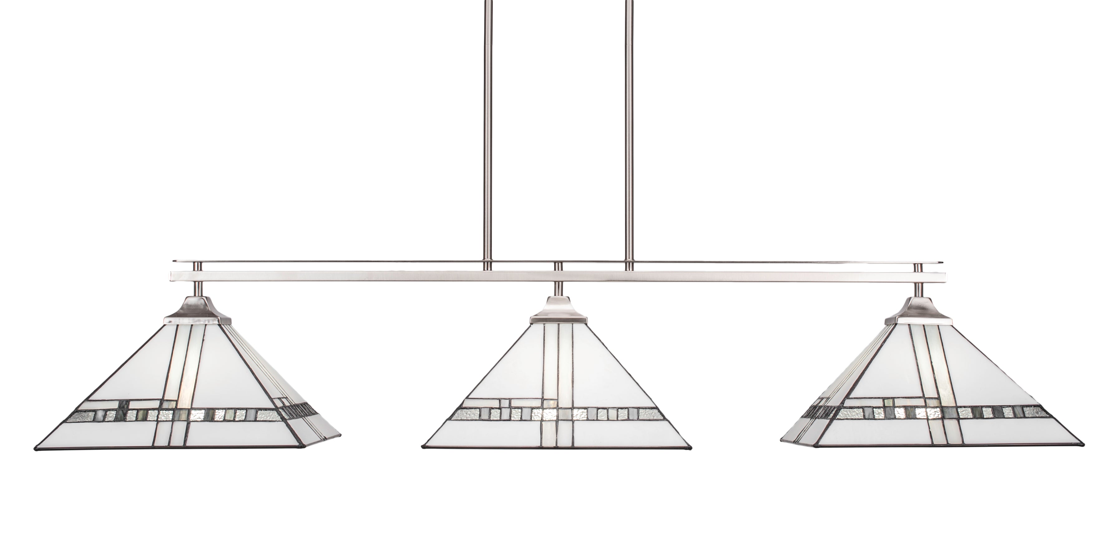 Toltec 2643-BN-955 Odyssey 3 Bulbs Bar Billiards Pool Table Island Light - coolpooltables.com