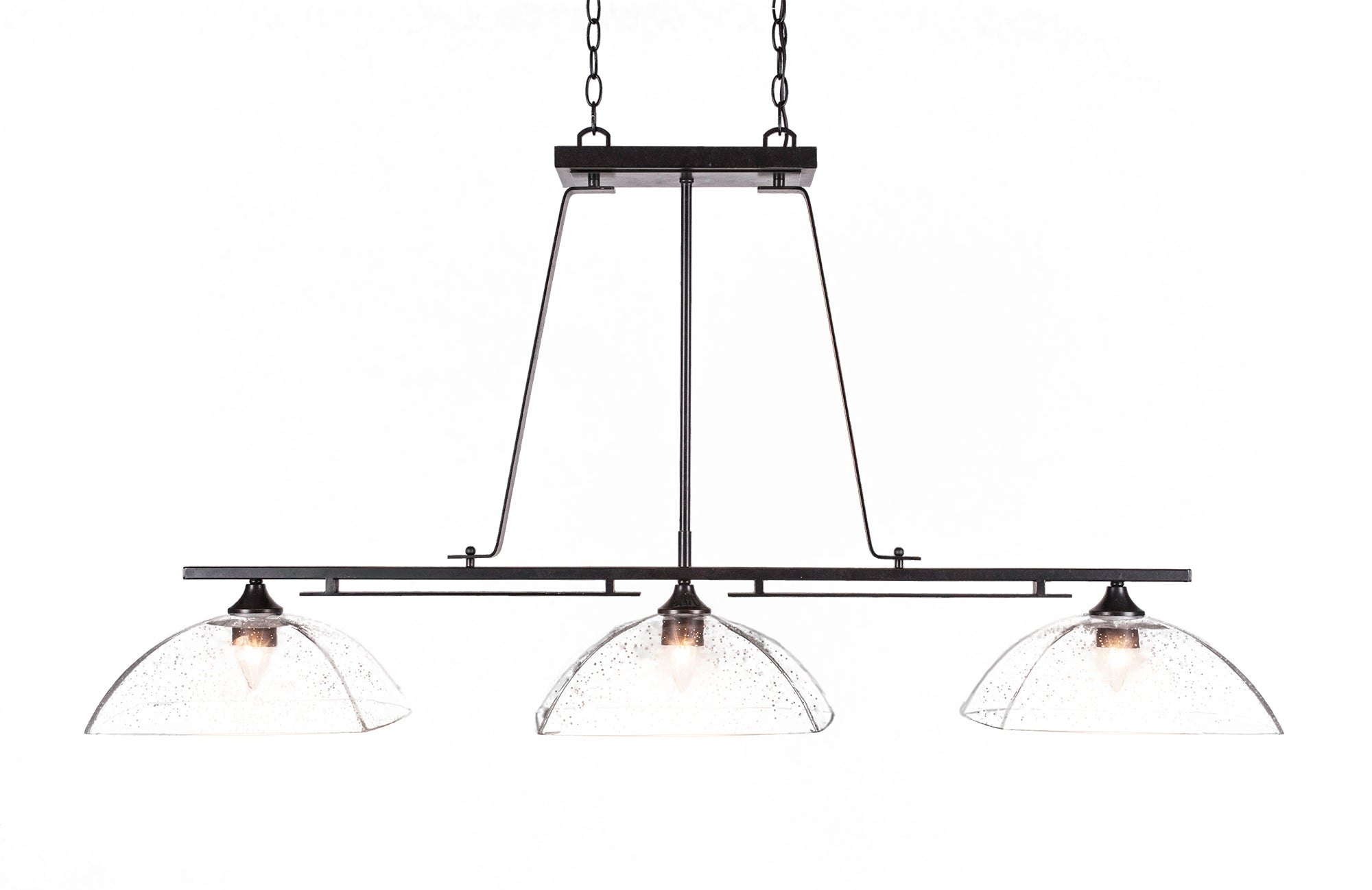 Toltec 326-DG-467 Uptowne 3 Bulbs Bar Billiards Pool Table Island Light - coolpooltables.com