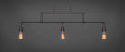 Toltec 333-DG-AT18 Vintage 3 Bulbs Bar Billiards Pool Table Island Light - coolpooltables.com