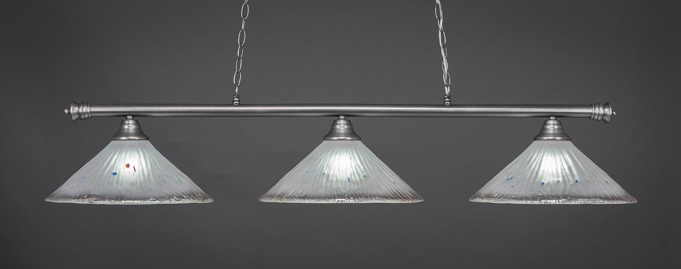 Toltec 373-BN-711 Oxford 3 Bulbs Bar Billiards Pool Table Island Light - coolpooltables.com