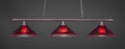 Toltec 373-BN-716 Oxford 3 Bulbs Bar Billiards Pool Table Island Light - coolpooltables.com