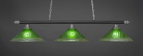 Toltec 373-CHMB-717 Oxford 3 Bulbs Bar Billiards Pool Table Island Light