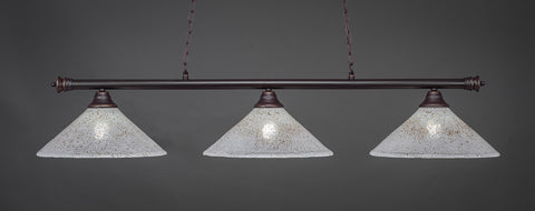Toltec 373-DG-714 Oxford 3 Bulbs Bar Billiards Pool Table Island Light