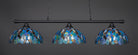 Toltec 373-MB-995 Oxford 3 Bulbs Bar Billiards Pool Table Island Light - coolpooltables.com