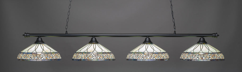 Toltec 374-MB-948 Oxford 4 Bulbs Bar Billiards Pool Table Island Light