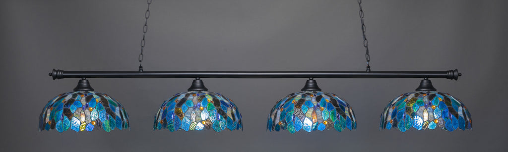 Toltec 374-MB-995 Oxford 4 Bulbs Bar Billiards Pool Table Island Light