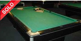 (SOLD) Eight 9' Used Brunswick Centurion Pool Tables