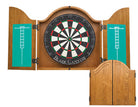 Arched Oak Dart Board Cabinet