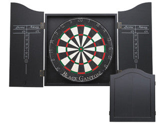 Black Dart Board Cabinet