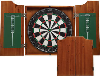 Honey Dartboard Cabinet