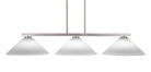 Toltec 4523-GP-318 Atlas 3 Bulbs Bar Billiards Pool Table Island Light - coolpooltables.com