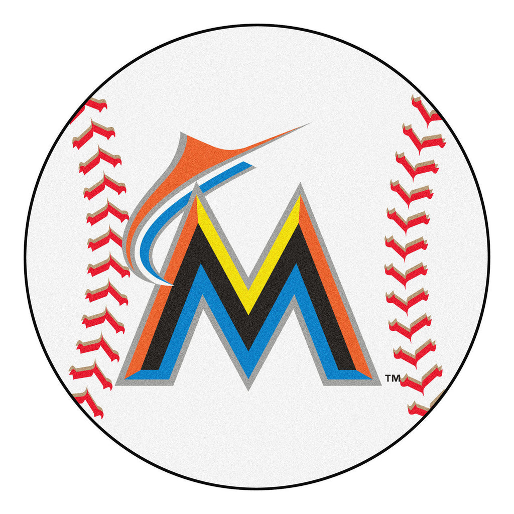 Miami Marlins Baseball Mat