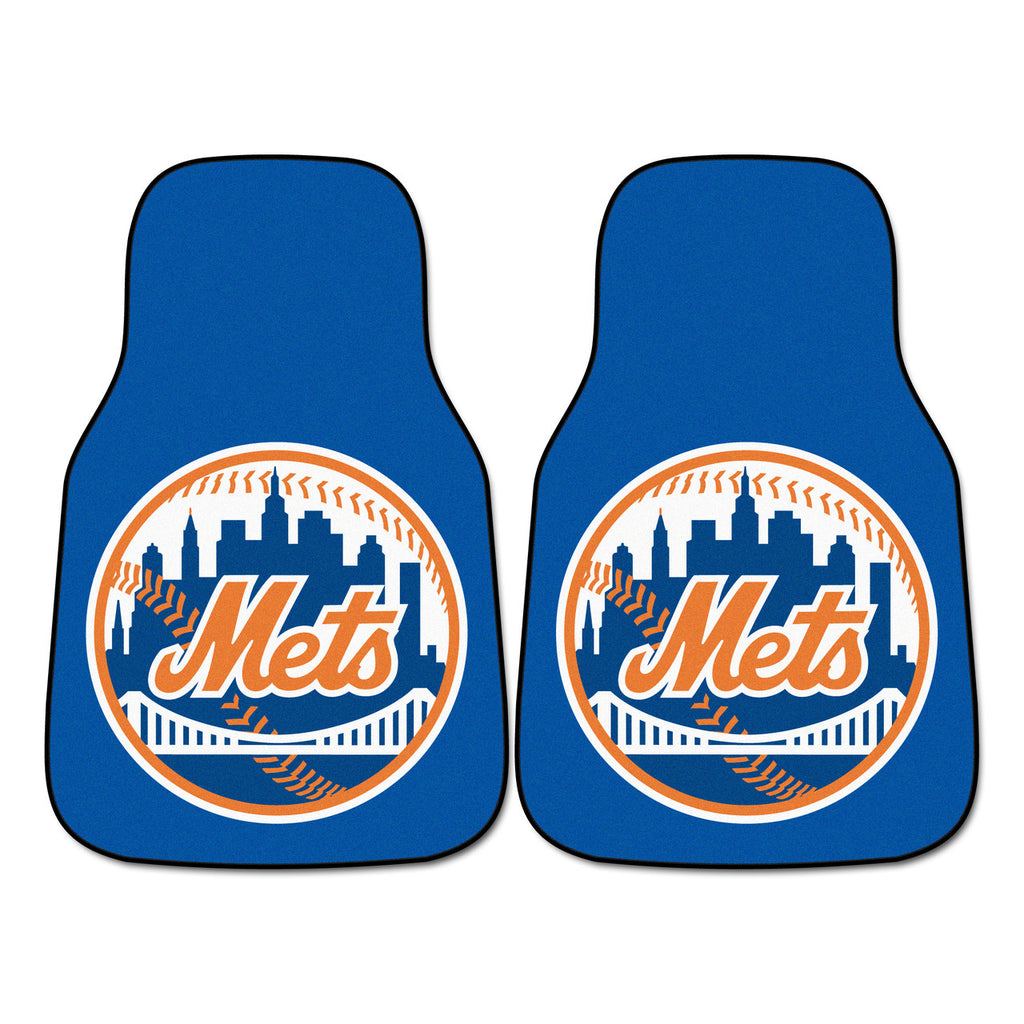 New York Mets 2-pc Carpet Car Mat Set