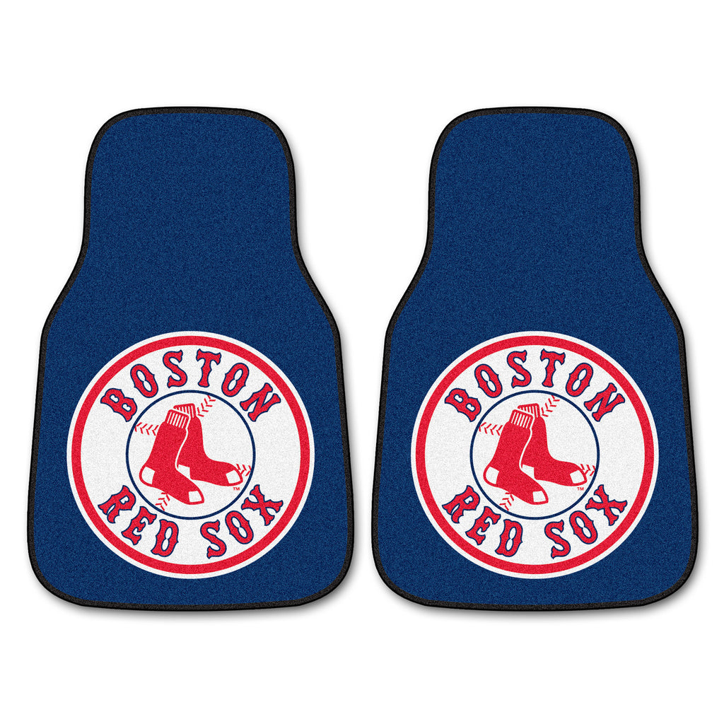 Boston Red Sox 2-pc Carpet Car Mat Set