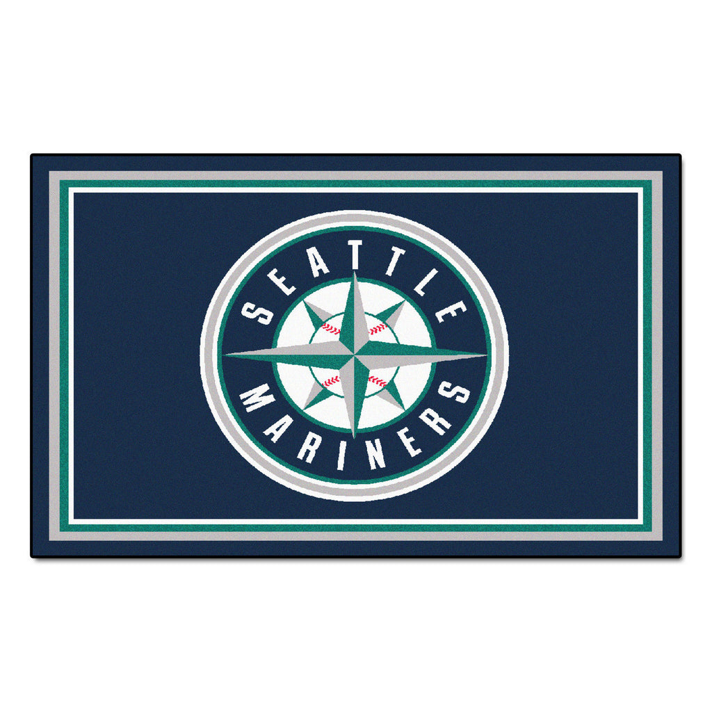 Seattle Mariners 4x6 Rug