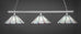Toltec 803-BN-912 Square 3 Bulbs Bar Billiards Pool Table Island Light