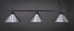 Toltec 803-MB-420-CH Square 3 Bulbs Bar Billiards Pool Table Island Light