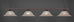 Toltec 804-BRZ-53613 Square 4 Bulbs Bar Billiards Pool Table Island Light