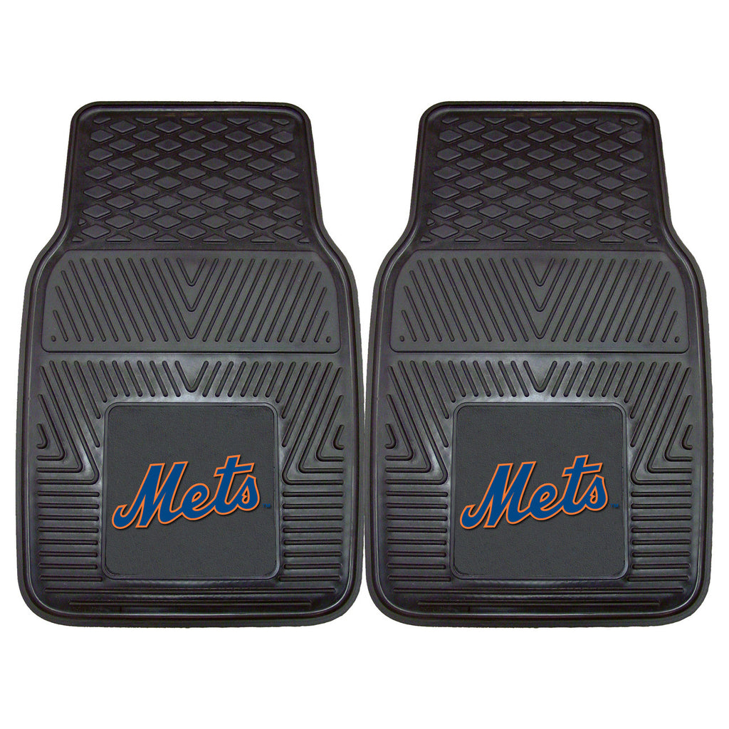 New York Mets 2-pc Vinyl Car Mat Set