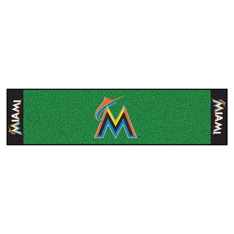Miami Marlins Putting Green Mat