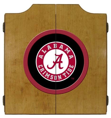Alabama Crimson Tide Dartboard Cabinet