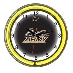 Army Black Knights 18" Neon Clock