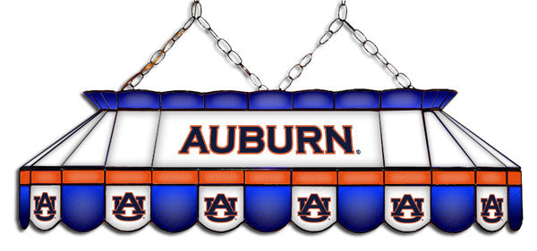 Auburn Tigers Stained Glass Pool Table Light