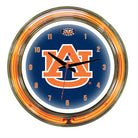 Auburn Tigers 14" Neon Clock