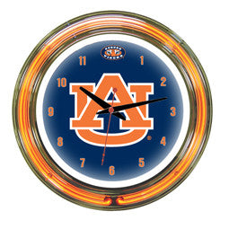 Auburn Tigers 14" Neon Clock