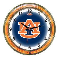 Auburn Tigers 18" Neon Clock