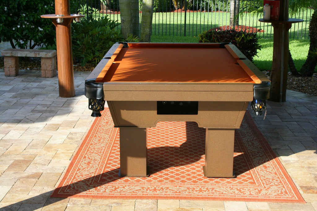 All Weather Caesar Outdoor Pool Table - coolpooltables.com