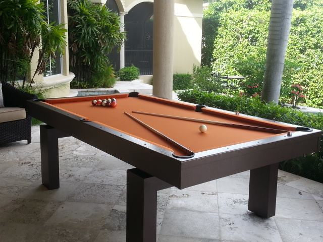 All Weather South Beach Outdoor Pool Table - coolpooltables.com