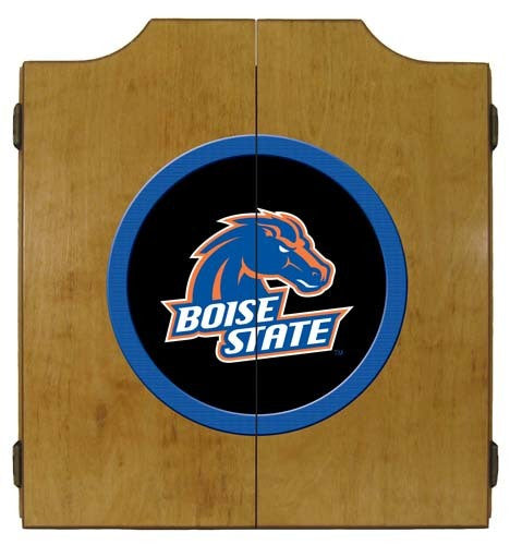 Boise State Broncos Dartboard Cabinet