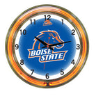 Boise State Broncos 18" Neon Clock