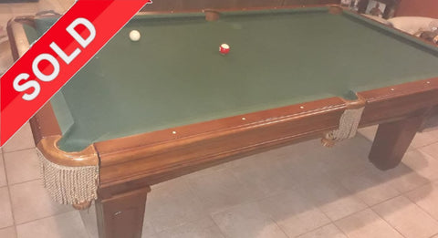 (SOLD) Used 8' Beringer Pool Table