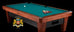 7' Simonis 860 Pool Table Cloth - Blue Green