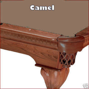 7' Proline Classic 303T Teflon Pool Table Felt - Camel
