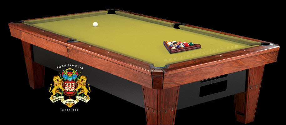 Pro 8' Simonis 860 Pool Table Cloth - Chartreuse